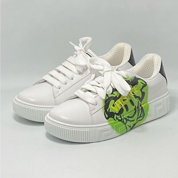 Versace Kids Medusa Smile low-top sneakers size 34 - Picture 1 of 13